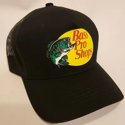 Bass Pro Shops Hat Outdoor Fishing Baseball Trucker Mesh Cap Adjustable SnapBack • $17.95