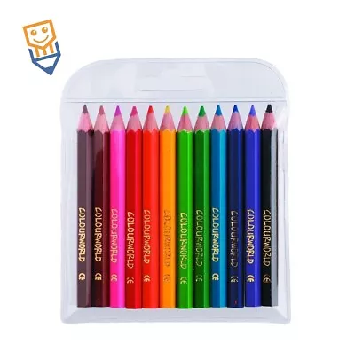 12 MINI COLOURING PENCILS Half Length Mini PARTY BAG FILLER Chidren ART Pencils • £16.70