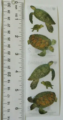 Mrs Grossman TURTLES Photoessence - 1 Strip Of Photo Quality Turtles Stickers • $2.69