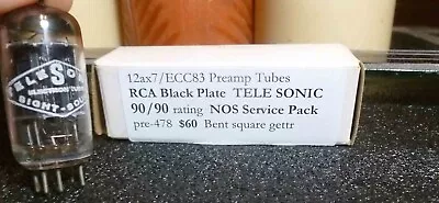 Rare RCA 7025 Long Black Plate Square Getter 90/90 A Side NOS! • $69.99