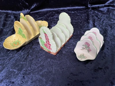 £10 • Buy Job Lot Vintage Toast Racks - Two Carlton Ware One Royal Winton