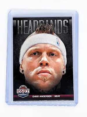 2012-13 Panini Past And Present Headbands #17 Chris Andersen Miami Heat Birdman • $11.99