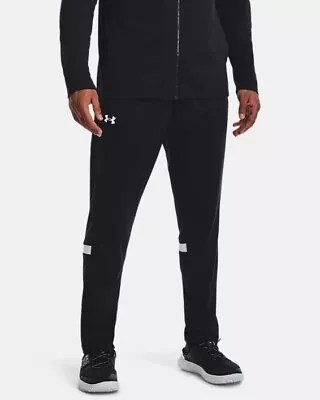 Under Armour Men's Size Medium UA Knit Warm Up Team Jogger Track Pants - Black • $39.85