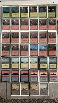 MTG Vintage Unlimited Basic Land Lot X40 • $79.95