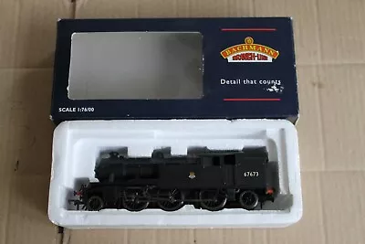 Bachmann OO Boxed V3 Tank Locomotive 67673 Plain Black Cat No 31-609 • £33