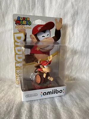 Nintendo Diddy Kong Super Mario Amiibo Figurine [original Packaging Unopened] • $40.99