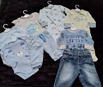 £6 • Buy Baby Boys Clothes Size 0 To 3 Months By Next Baby Nut-Meg Ladybird Etc