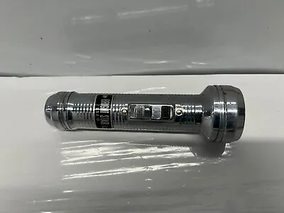 $24.95 • Buy Vintage Bright Star Ribbed Chrome Flashlight Made In The USA - TESTED