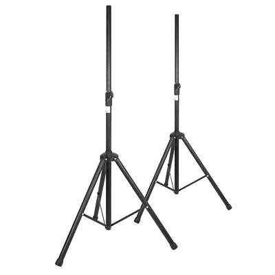 Pair Of Lightweight Speaker Stands DJ Disco PA System 20kg Max Load QTX Sound • £56.99