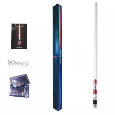 Star Wars Lightsaber Master Replicas Luke Darth Vader Metal Siler Red Base Lit • $149.99