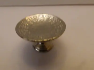 Dollhouse Miniature Hand Polished Pewter Cake Stand From Warwick Miniatures • $12.90
