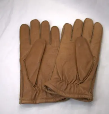 Bermans Leather Gloves Mens XL Brown Lined Motorcycle Casual Vintage Gloves • $24.50