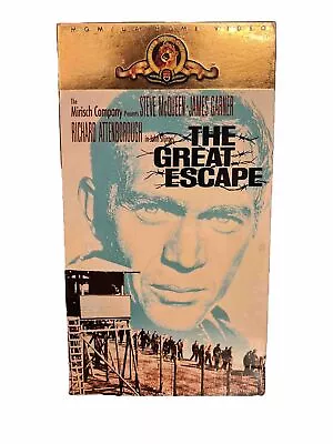 The Great Escape VHS New Factory Sealed Steve McQueen Double Tape MGM UA Video • $8.39