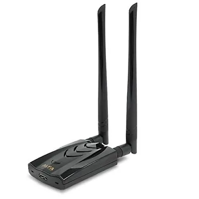 Alfa Long-Range Dual-Band Wireless USB 3.0 Wi-Fi Adapter W/ 2 External Antennas • $59.99