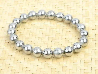 METEORITE BRACELET 9mm Muonionalusta Beads 65g #OTHER2367 • $693