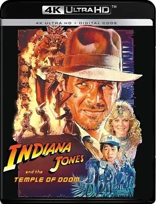 Indiana Jones & The Temple Of Doom New 4k Bluray • $59.99