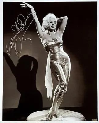 Mamie Van Doren Signed 16X20 Canvas Photo Playboy Playmate OC Dugout Hologram D • $215.99