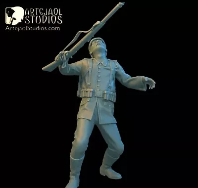 Ww1 German Soldier 1/16th Resin Printed • £15