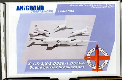 Anigrand Models 1/144 SOUND BARRIER BREAKERS 6 X-PLANES! • $116.46