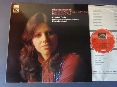 £5 • Buy SHOSTAKOVICH - PIANO CONCERTOS 1 & 2 LP, BSO, Ortiz, Berglund, EMI ASD 3081