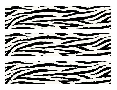 Zebra Stripes Edible Cake Strips Cake Wraps Decorations • $9.95
