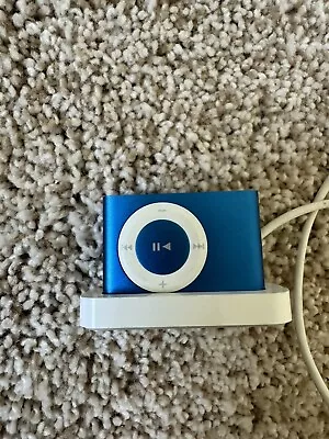 Apple IPod Shuffle 2nd Generation Blue MP3 Player Used Tested • $19.99