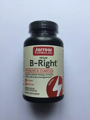 B-Right 100 Veggie Caps Methylcobalamin B12 - Jarrow NEW LOOK • £22.99