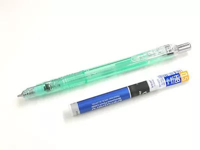 1 X Zebra MAZ84 DelGuard System Mechanical Pencil 0.5mm Free Leads CLEAR GREEN • $14.50