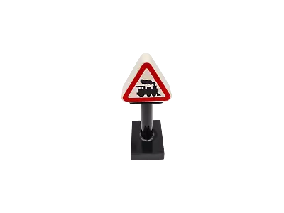 Lego® Duplo TRAIN Road Sign Level Crossing MODERN • $3.25