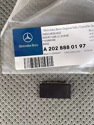 Mercedes-Benz A2028880197 W202 W140 Grill Insert Seal VLRUB Genuine OEM • $1.75