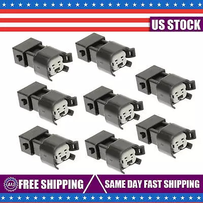 8PCS Fuel Injector Connector Adapter LS1 EV1 To EV6 EV14 LS2 LS3 LSX LT1 • $7.25