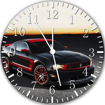 Mustang GT Cobra Frameless Borderless Wall Clock Nice For Gifts Or Decor Y22 • $22.95