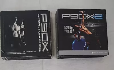 P90X 2 P90X DVD Set Lot Of 2 Complete Good Beachbody • $69.95