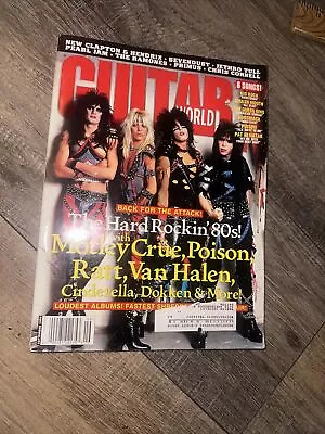 Sept 1999 Guitar World Motley Crue Ramones Poster Smash Mouth Music Sheet • $9.99