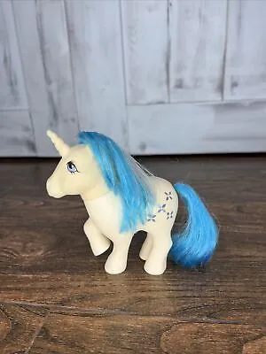 My Little Pony G1 Majesty White Unicorn Hasbro White W/ Blue White Mane • $14.99