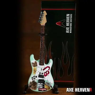 AXE HEAVEN Billie Joe Armstrong Signature BJ Blue Miniature Guitar Display Gift • $31.60