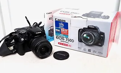 CANON EOS 350D Digital SLR Camera Kit With 18-55mm Lens And Extras  • £139.99