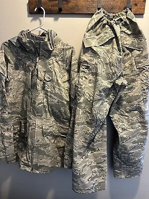 USAF Gore Tex  Parka APECS  ABU Military Tiger Stripe Med/Long W/ Pants • $120