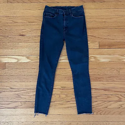 Mother Women's High Waisted Looker Ankle Fray Denim Jeans SZ 27 • $38