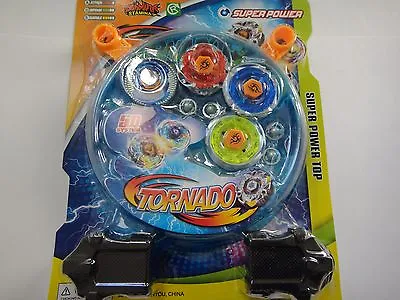 4D Lian Fa Metal Fusion Beyblade Clash Tornado Super Power Top Set Brand New • $11.98