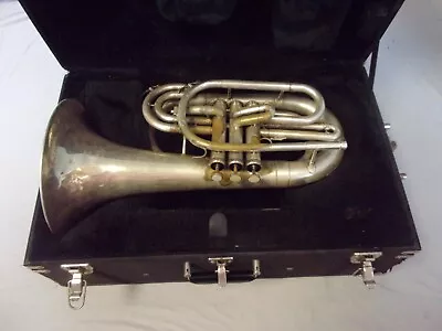 DYNASTY By DEG SILVER MARCHING BARITONE HORN + DYNASTY CASE • $259.99