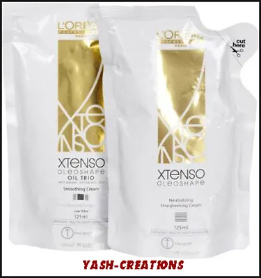 L'OREAL X-TENSO-EX Cream Resistant Hair Rebonding Straight Perm SET-(125 ML X 2) • $49.99