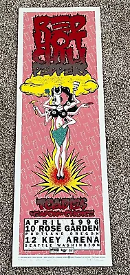 Red Hot Chili Peppers Key Arena Seattle Original 1996 Concert Poster Signed /210 • $1200