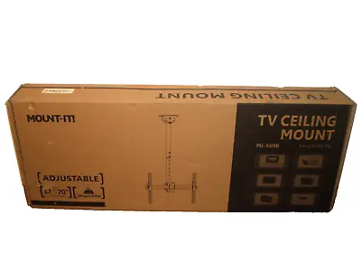Mount-It TV Ceiling Mount Bracket Adjustable Height Full Motion 360 Deg Rotate • $77.95