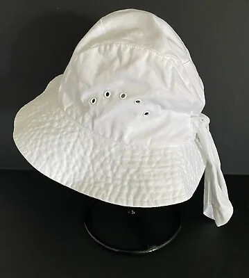 Betmar New York White 100% Cotton Ladies Bucket Hat - One Size - Womens • $10