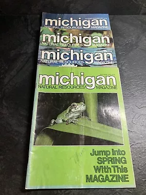 Vintage 1979 Michigan Natural Resources Magazine Lot Of 4 Magazines • $9.99