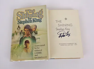 £8087.66 • Buy Stephen King Signed Autograph The Shining 1st Edition/1st Print R49 HC Book