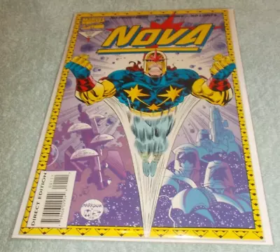 Nova # 1 Vg- Marvel Comic 1994 Yellow Border • $6.95