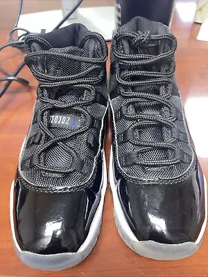 Nike Air Jordan Space Jam Retro 11  Black Size 5.5 • £88.47