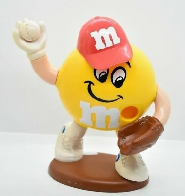 £20 • Buy M&M's Chocolate Yellow Baseball Player Red Cap Sweet/Candy Dispenser 1999